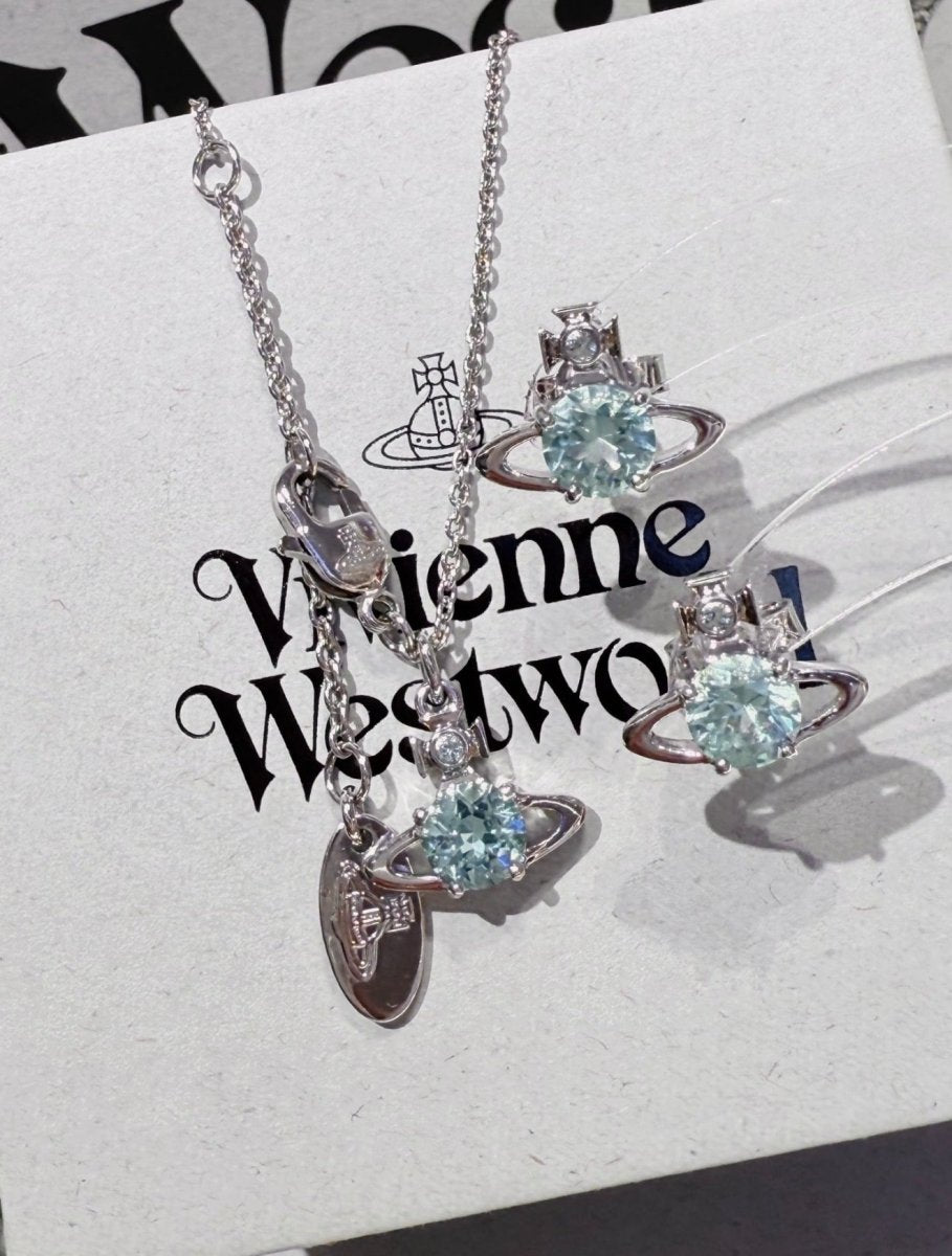 Vivienne Westwood 限定湖水綠💚Reina 耳環 ｜售完即止 - Topickstore