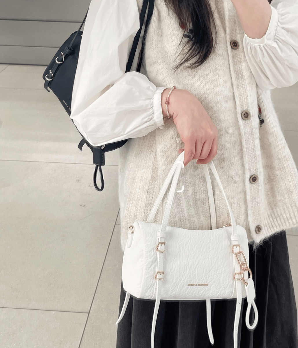 CHARLES & KEITH LEVY 波士頓包｜[超夢幻粉紅・氣質少女感] - Topickstore