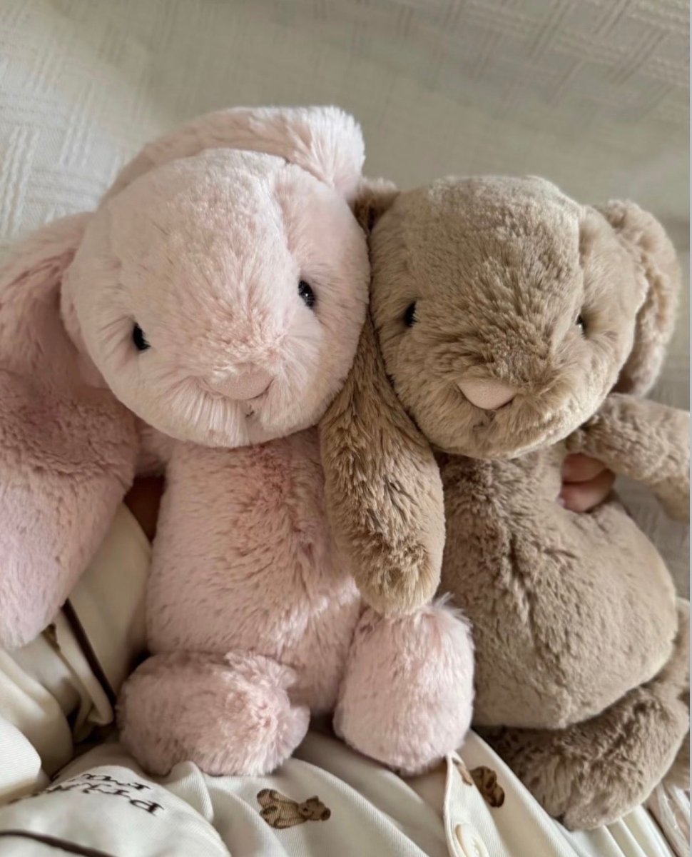 立即送女友💝JELLYCAT 超夢幻31cm BUNNY兔兔🐰粉白兩色 - TOPICKSTORE