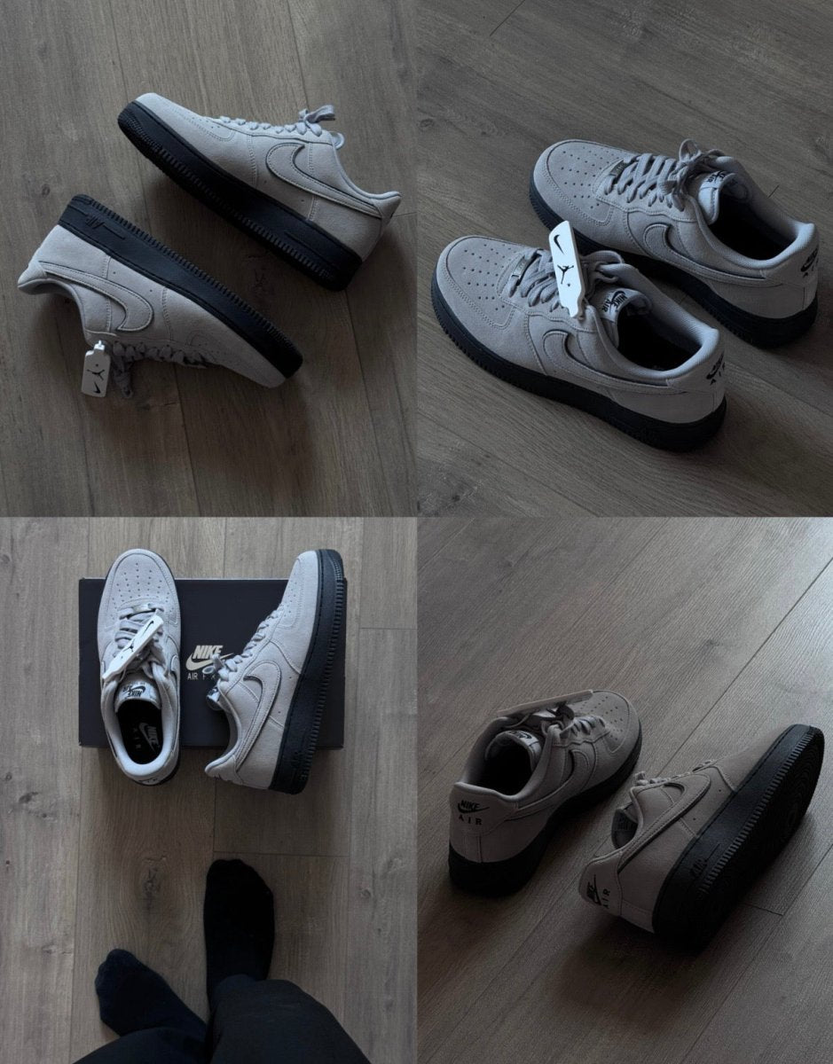 Nike 經典灰色麂皮Air Force 1 '07 LV8球鞋 - Topickstore