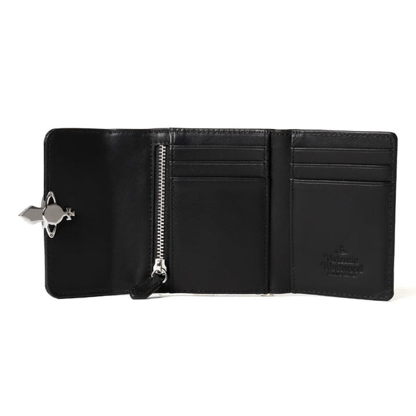 Vivienne Westwood Orb Clasp Wallet 2026✨新款鱷魚皮ORB垂墜銀包🖤 - Topickstore