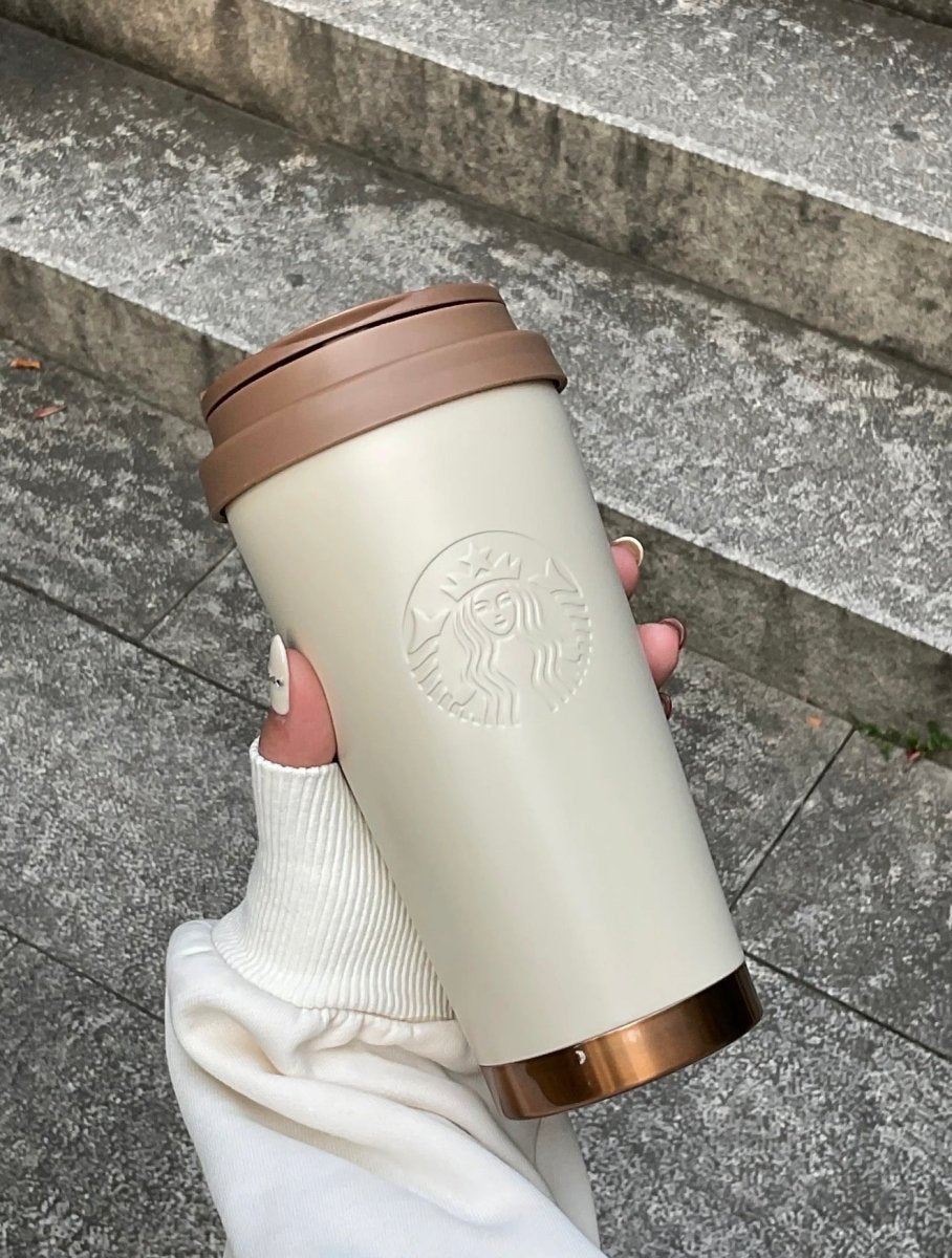 【韓國限定】2021 絕版秋季限定 SS Elma 🍂米色不鏽鋼杯🤎 - Topickstore