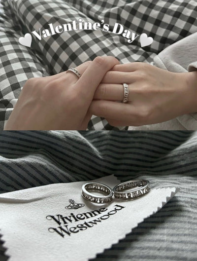 Vivienne Westwood Westminster Ring 情侶戒指✨💘925純銀款～可以長期佩戴又防水 這樣就拿不下來了～😳 - Topickstore