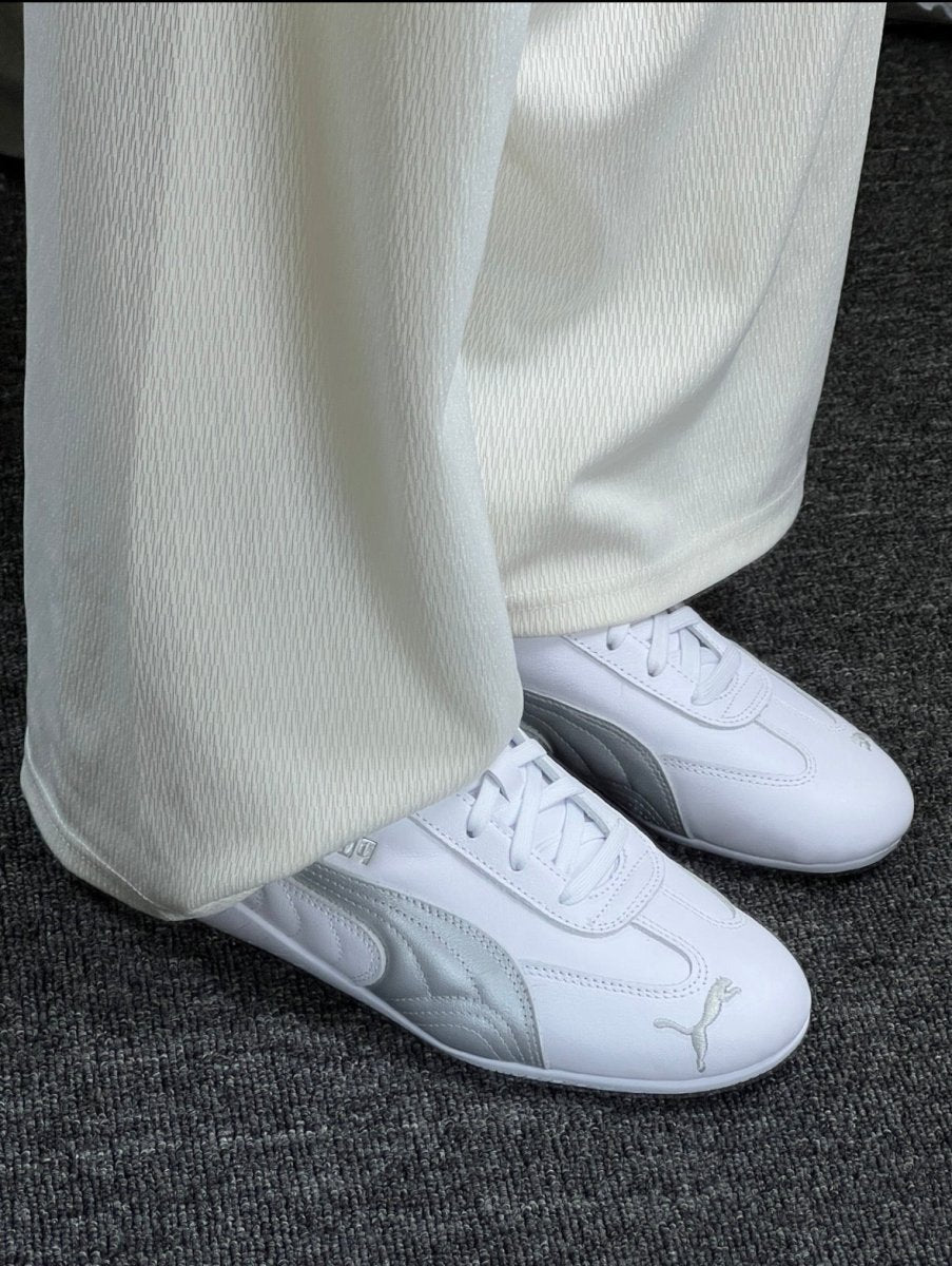 PUMA 經典Speedcat LTH薄底球鞋 (黑白/銀白) - TOPICKSTORE