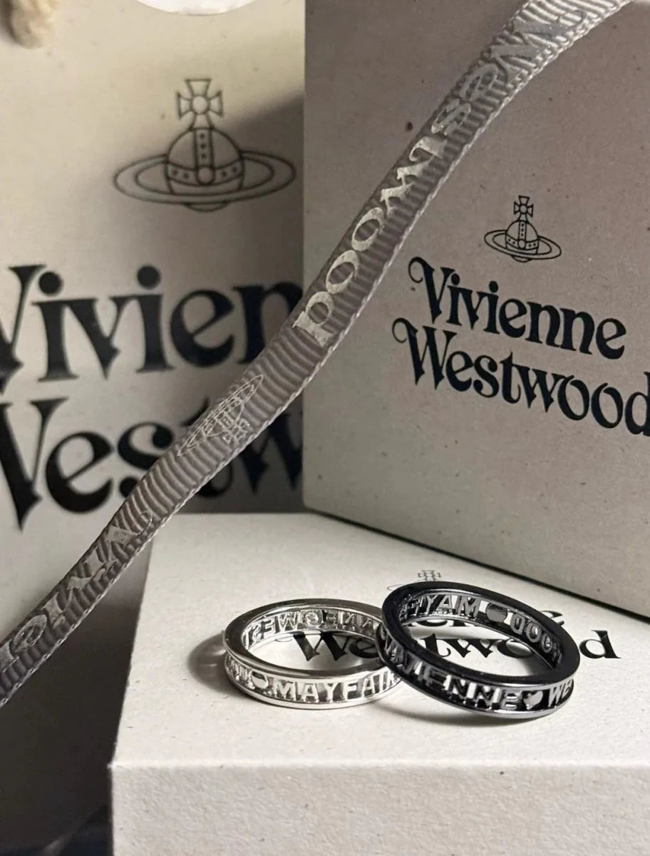 Vivienne Westwood Westminster Ring 情侶戒指✨💘925純銀款～可以長期佩戴又防水 這樣就拿不下來了～😳 - Topickstore