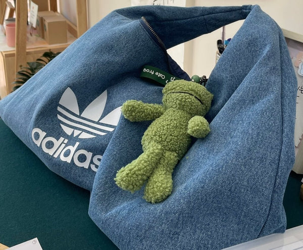 ADIDAS Originals Cotton Shoulder Bag 復古水洗棉質肩背袋 - Topickstore