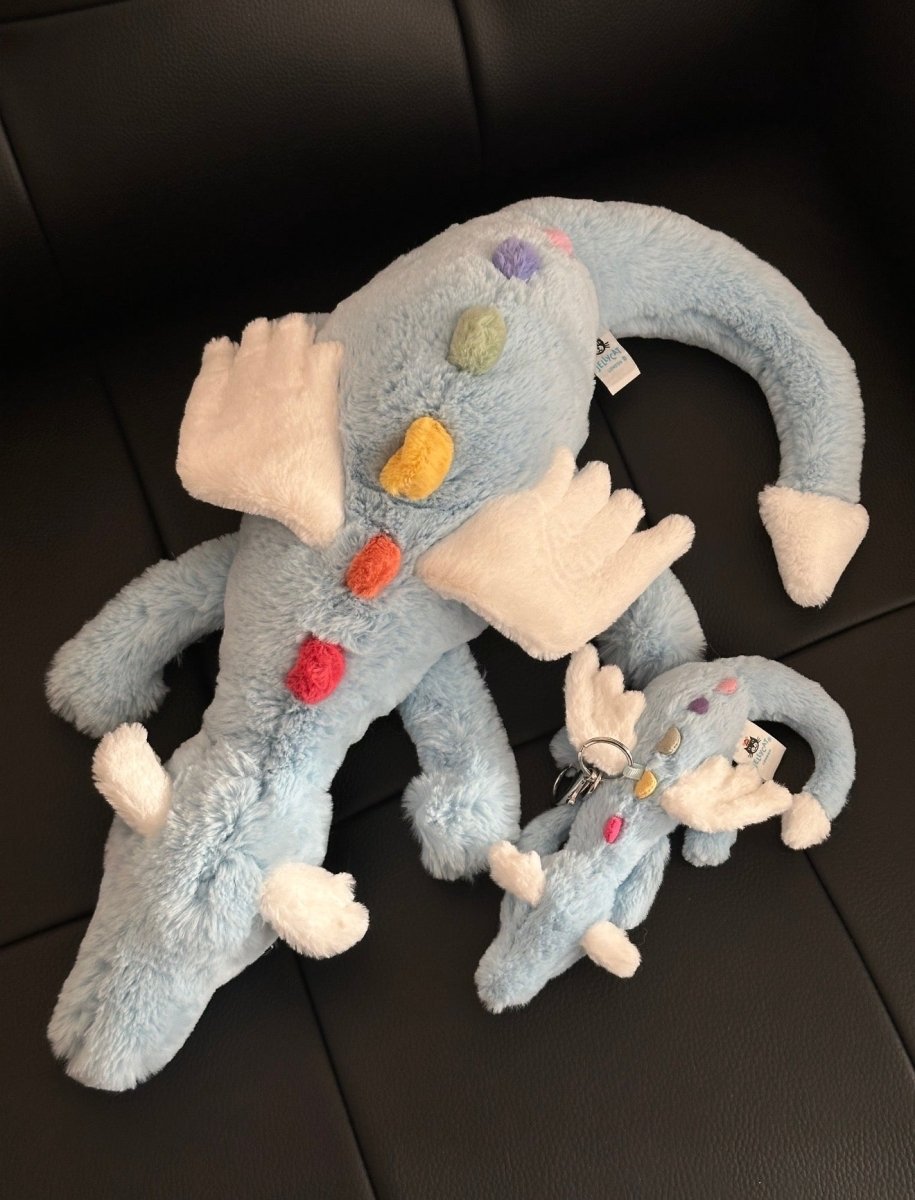 JELLYCAT 人氣新款SKY DRAGON🩵 ｜50cm公仔 & 迷你鎖匙扣 ✨ - Topickstore