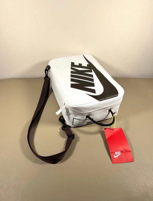 Nike Shoe Box Bag Sail Brown白巧克力色手提斜孭兩用鞋盒包 - TOPICKSTORE