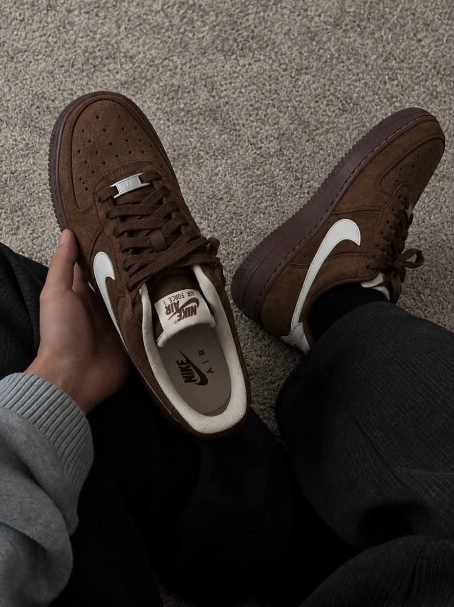 秋冬新款！Nike Air Force 1 '07 摩卡深棕麂皮鞋🍂 - TOPICKSTORE