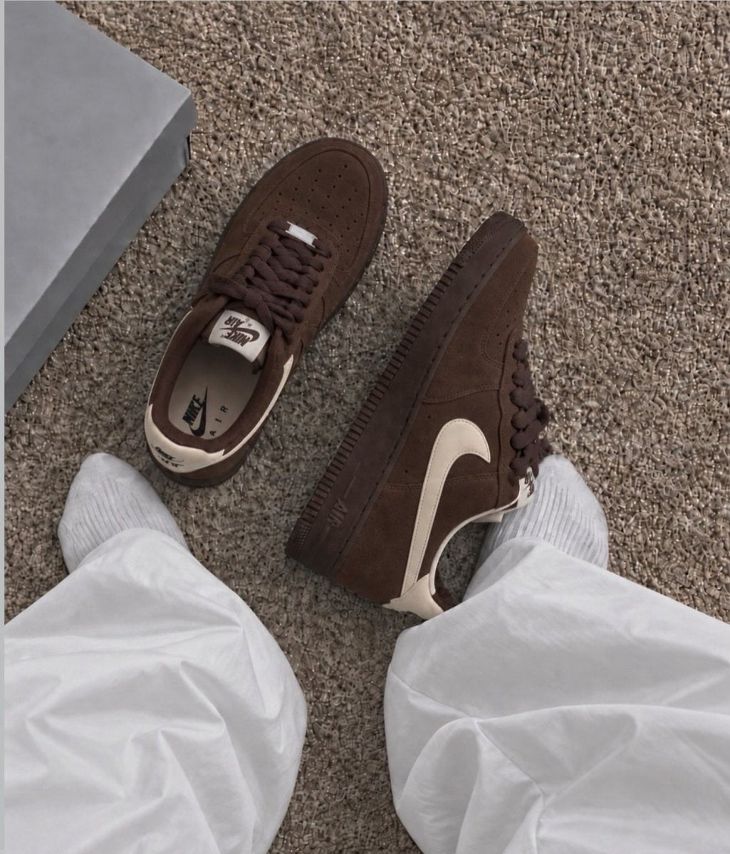 秋冬新款！Nike Air Force 1 '07 摩卡深棕麂皮鞋🍂 - TOPICKSTORE