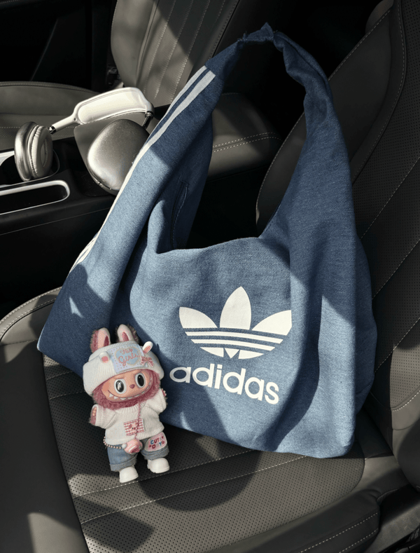 ADIDAS Originals Cotton Shoulder Bag 復古水洗棉質肩背袋 - Topickstore