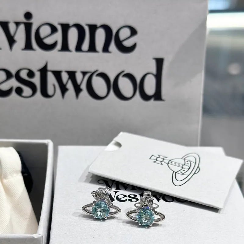 Vivienne Westwood 限定湖水綠💚Reina 耳環 ｜售完即止 - Topickstore