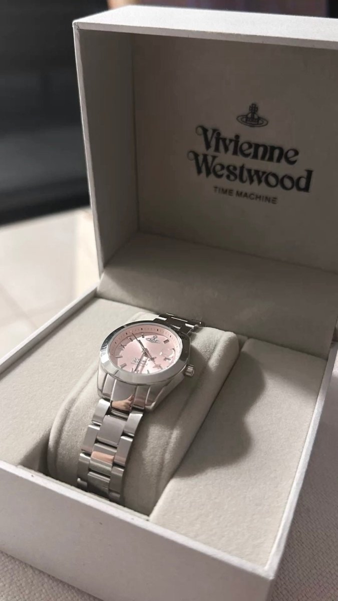 (少女感滿分💗)Vivienne Westwood Fenchurch Watch -超溫柔櫻花粉 - Topickstore