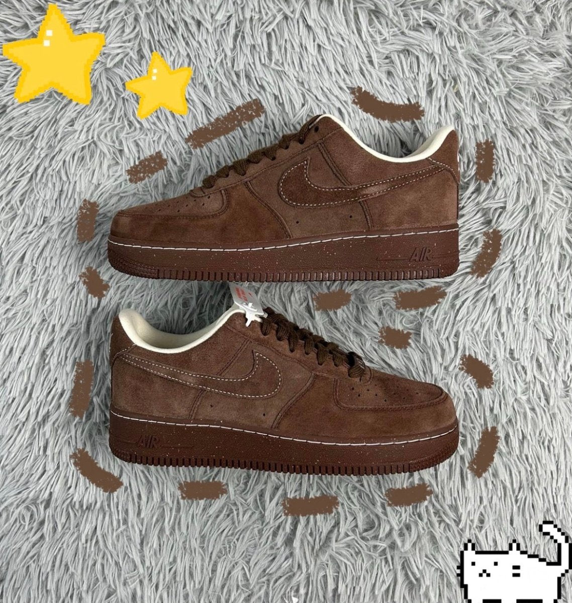 Nike Air Force 1 '07 "Cacao Wow" 深可可棕麂皮球鞋 ✨ - Topickstore