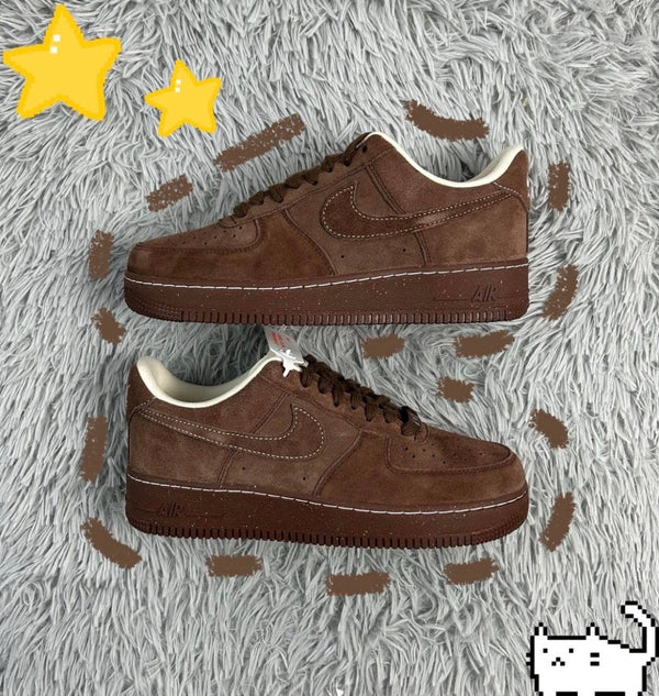 Nike Air Force 1 '07 "Cacao Wow" 深可可棕麂皮球鞋 ✨ - Topickstore