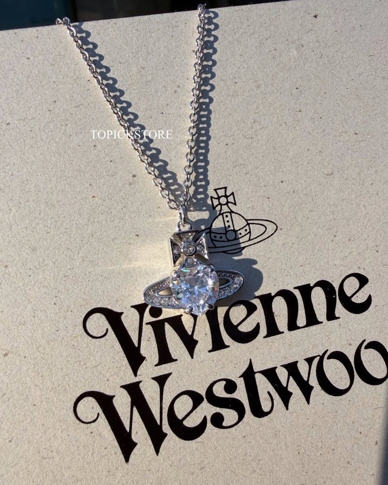 (送禮首選!!)Vivienne Westwood 心形閃鑽 Ariella 系列 - Topickstore