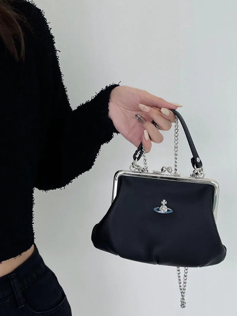 Vivienne Westwood 經典藍土星🪐餃子袋 - Topickstore