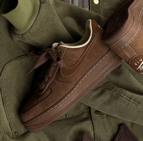 Nike Air Force 1 '07 "Cacao Wow" 深可可棕麂皮球鞋 ✨ - Topickstore