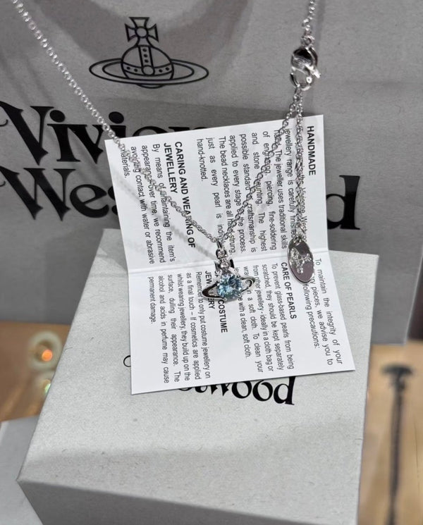 (已絕版!!)Vivienne Westwood 限定湖水綠💚Reina 項鏈 ｜售完即止!! - Topickstore