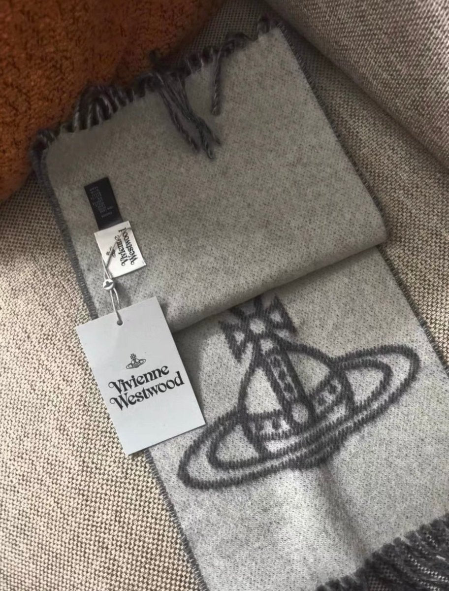 Vivienne Westwood Double Orb 雙面羊毛頸巾｜[風格自由切換・型格百搭] - Topickstore