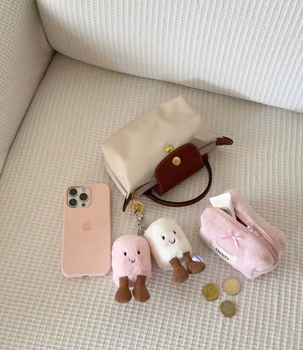JELLYCAT Pair of marshmallows bag charm｜超可愛棉花糖鎖匙扣🩷🤍 - Topickstore
