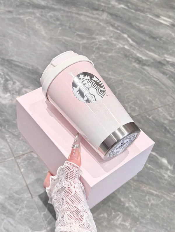 【 亞太區限定 】限量版✨漸層粉白Starbucks大容量水杯🩷 - Topickstore