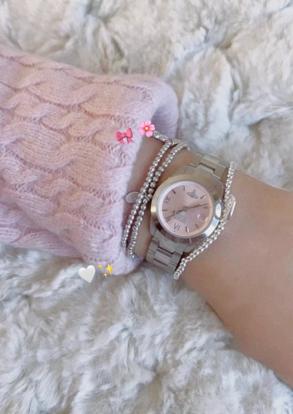 (少女感滿分💗)Vivienne Westwood Fenchurch Watch -超溫柔櫻花粉 - Topickstore