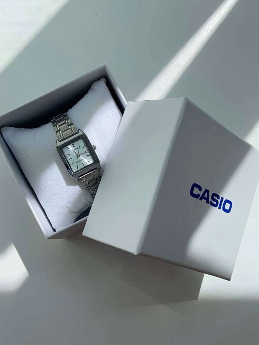 極簡美學天花板！Casio Vintage 復古極簡刻度 小方錶 (金銀兩色) - Topickstore