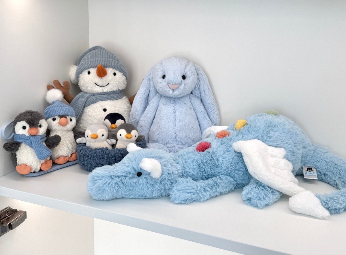 JELLYCAT 人氣新款SKY DRAGON🩵 ｜50cm公仔 & 迷你鎖匙扣 ✨ - Topickstore