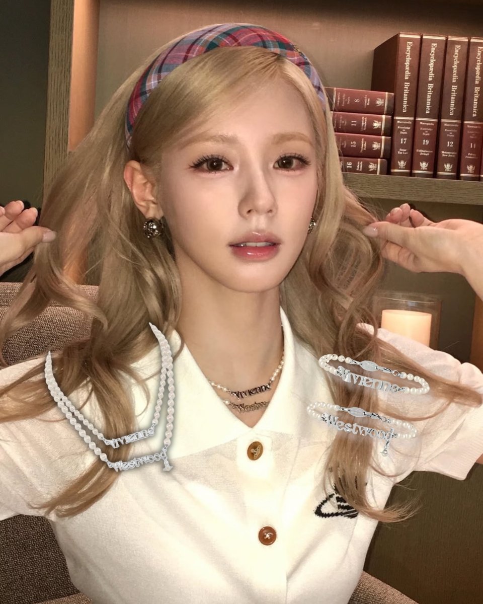 Vivienne Westwood Amelia 雙層LOGO珍珠系列 | Miyeon 同款✨超公主🥹💓 - Topickstore