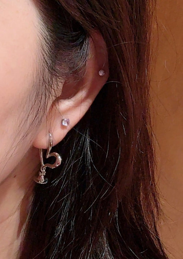 Vivienne Westwood Emily Earrings 愛心吊墜耳環 - Topickstore