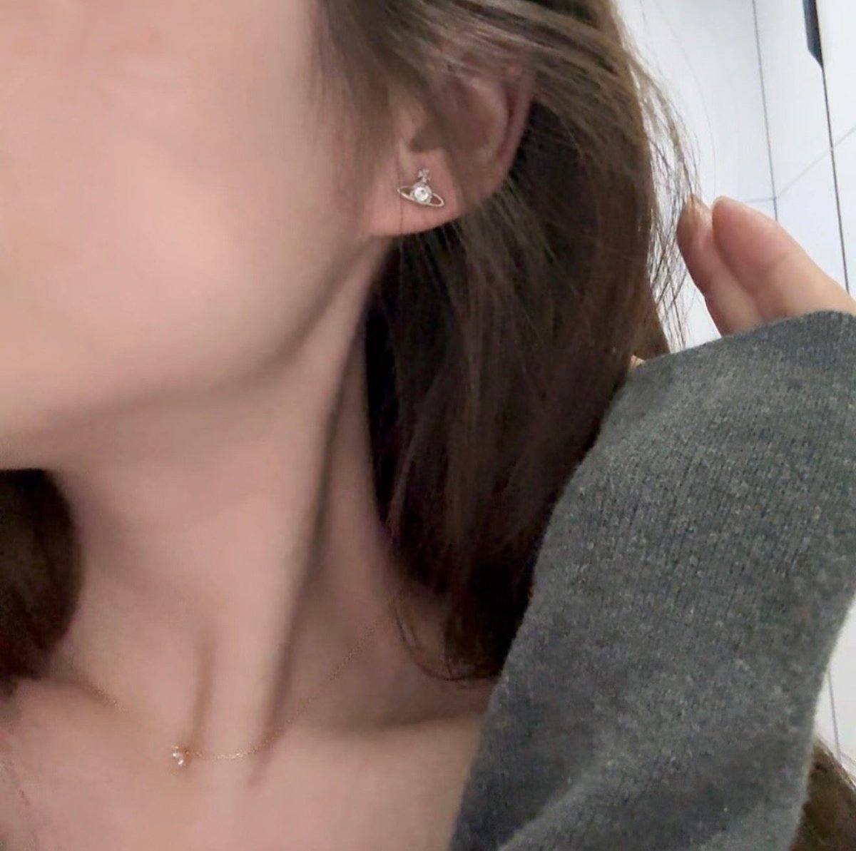 Vivienne Westwood Nano Solitaire Earrings Cortis 同款閃石耳環 - Topickstore