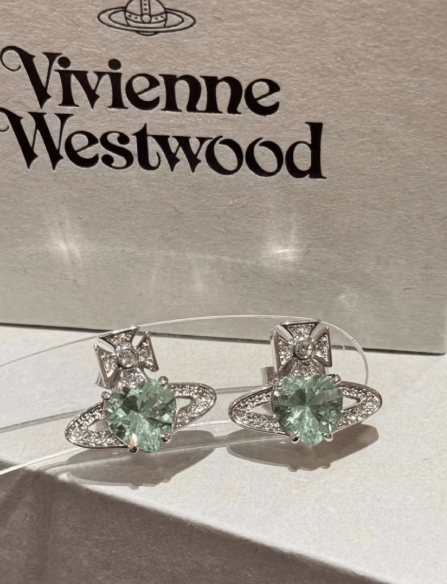 Vivienne Westwood Ariella 薄荷綠系列｜[心形閃鑽・清新氣質] - Topickstore