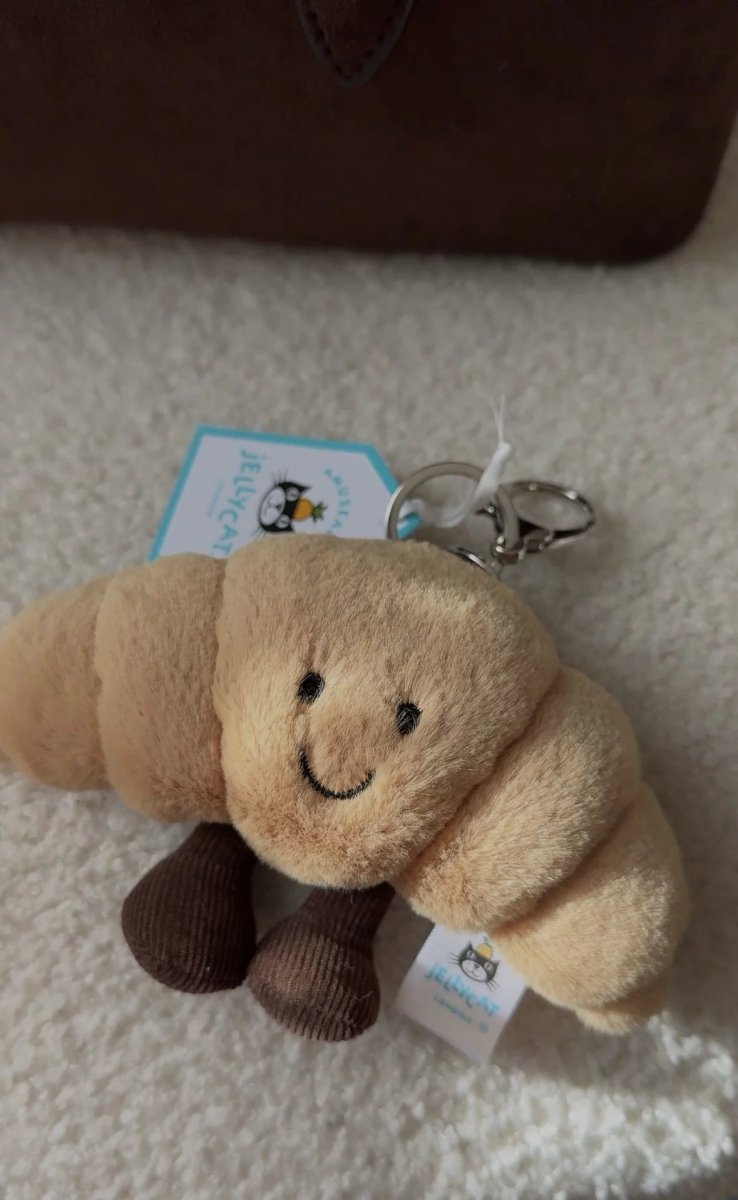 JELLYCAT QQ牛角包🥐掛飾 8cm - Topickstore