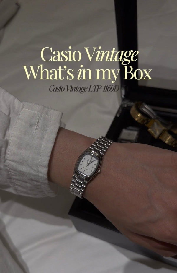 Casio Classic Silver 復古氣質小鋼錶(黑白兩色) - TOPICKSTORE