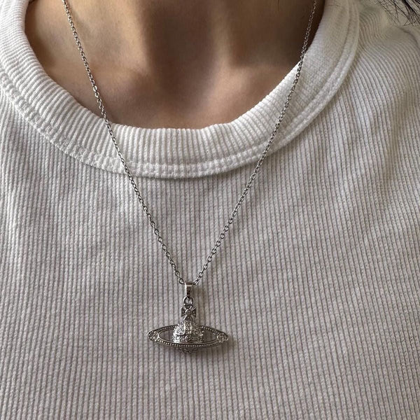 Vivienne Westwood Mini Bas 經典小土星頸鏈 - Topickstore