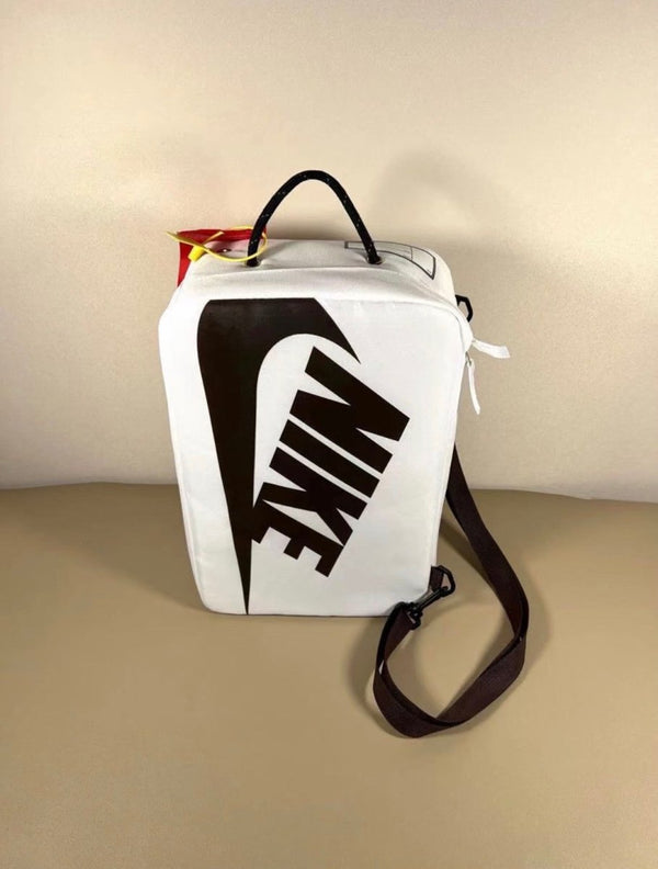 Nike Shoe Box Bag Sail Brown白巧克力色手提斜孭兩用鞋盒包 - TOPICKSTORE
