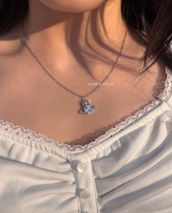 (送禮首選!!)Vivienne Westwood 心形閃鑽 Ariella 系列 - Topickstore