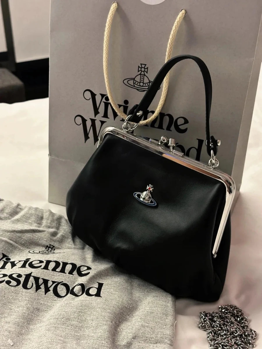 Vivienne Westwood 經典藍土星🪐餃子袋 - Topickstore