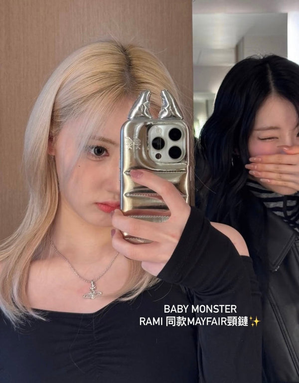 Vivienne Westwood Mayfair Bas Relief Pendant Necklace 經典熱賣款🔥｜Babymonster Rami都在戴 - Topickstore