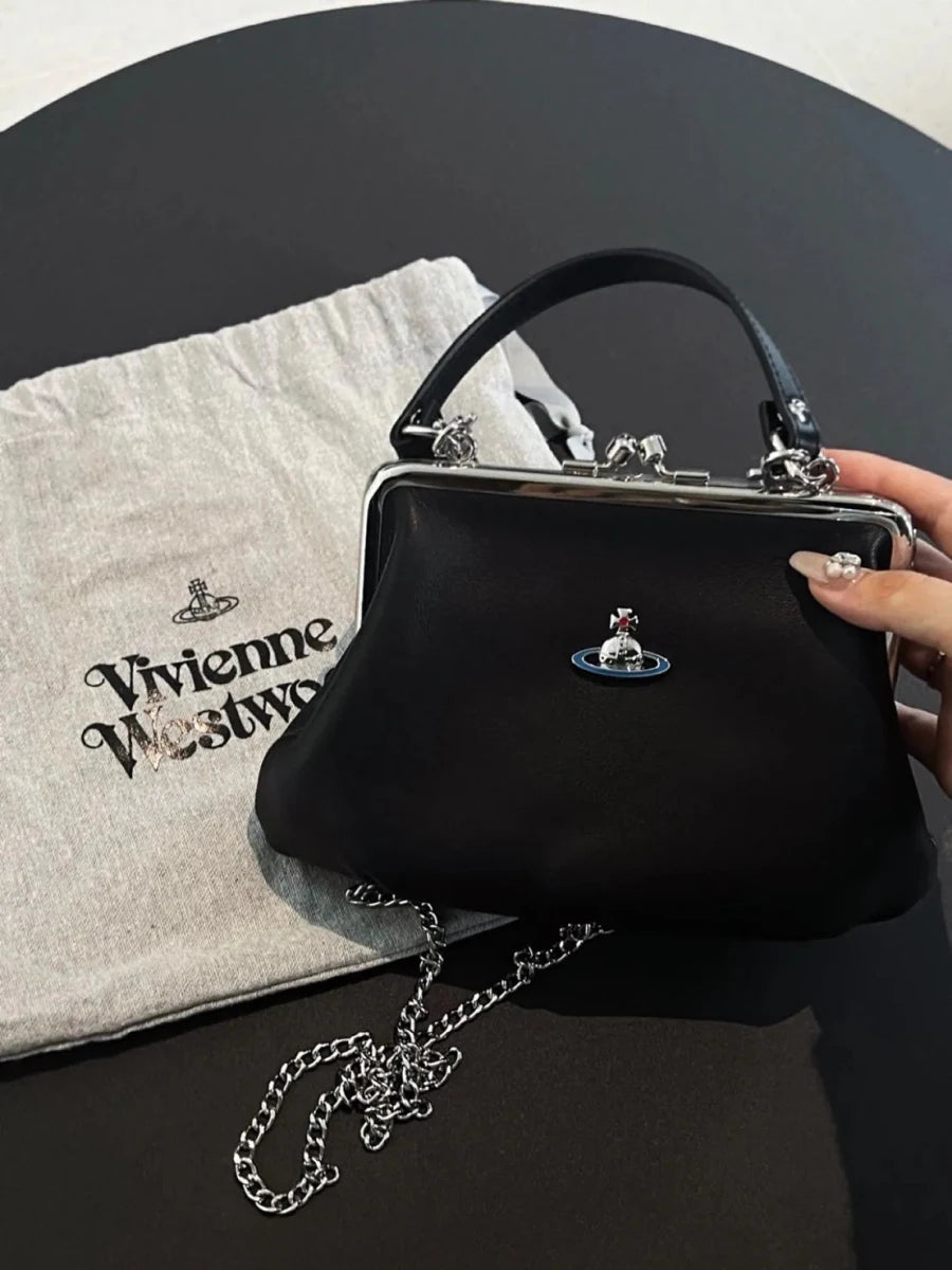 Vivienne Westwood 經典藍土星🪐餃子袋 - Topickstore
