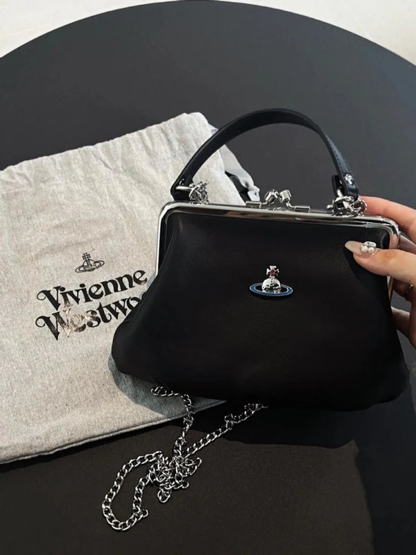 Vivienne Westwood 經典藍土星🪐餃子袋 - Topickstore