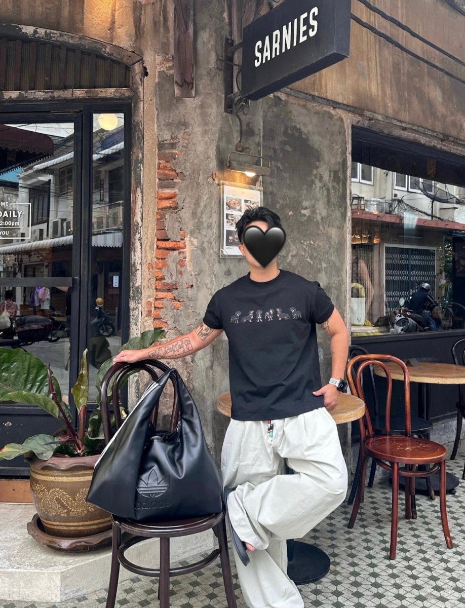 ADIDAS ORIGINALS 皮革大雲朵包 大容量單肩袋｜韓系鬆弛感 - Topickstore