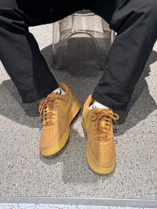 Nike Air Force 1 '07 WB 小麥色麂皮焦糖底 - Topickstore