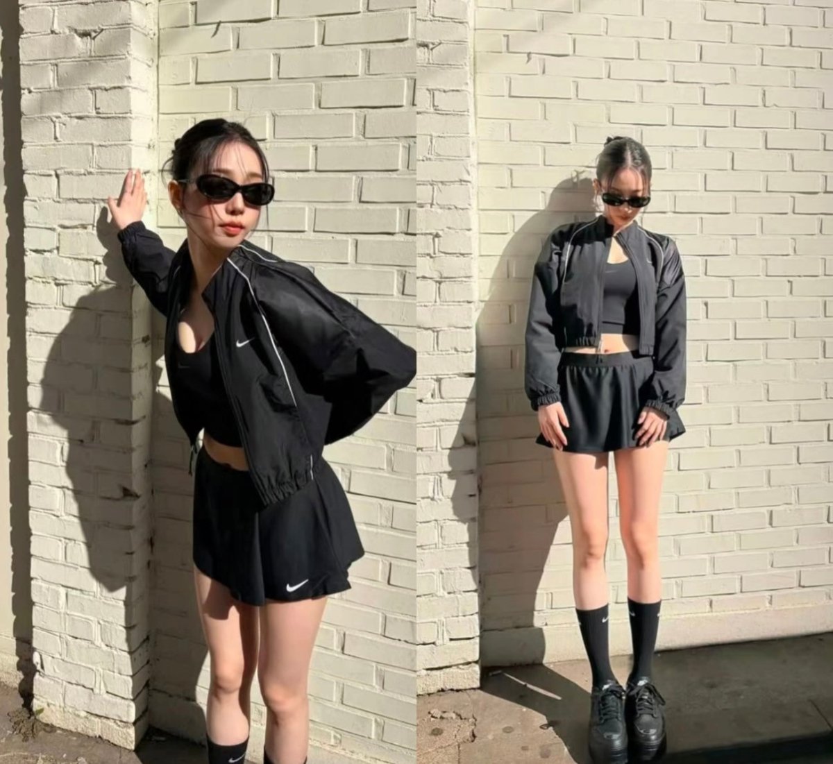 🖤Karina 同款！Nike Air Jordan 1 Brooklyn Low 鐵牌厚底鞋(黑白兩色) - Topickstore