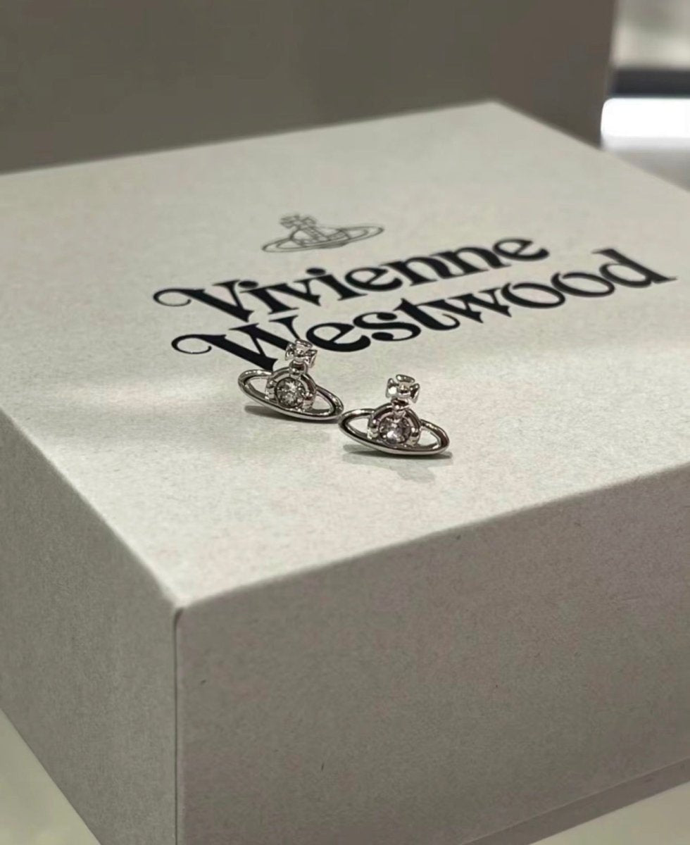 Vivienne Westwood Nano Solitaire Earrings Cortis 同款閃石耳環 - Topickstore