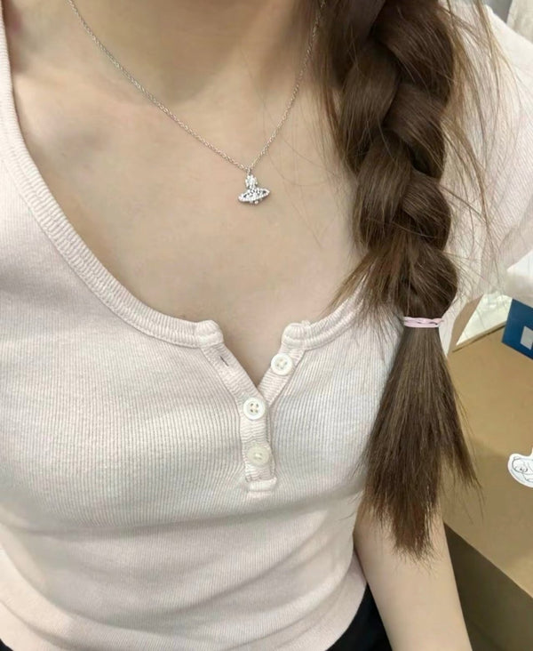 Vivienne Westwood Narcissa Necklace 浪漫雪花系列❄️ - Topickstore