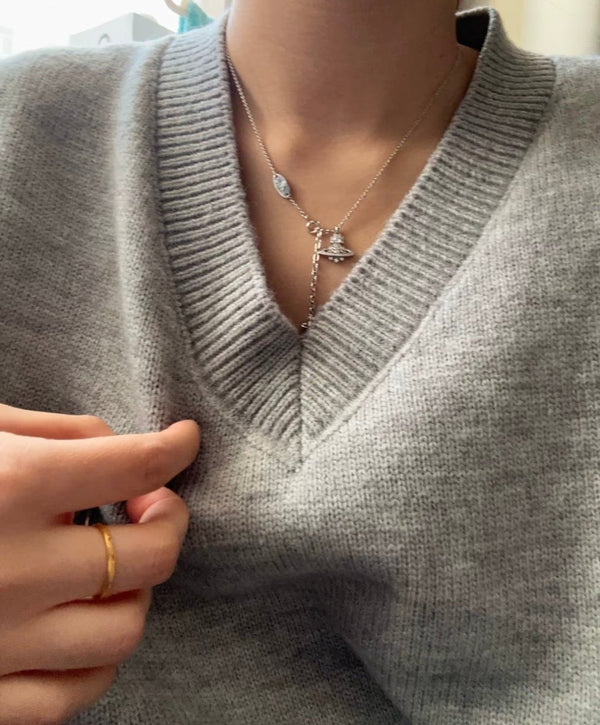 Vivienne Westwood Narcissa Necklace 浪漫雪花系列❄️ - Topickstore