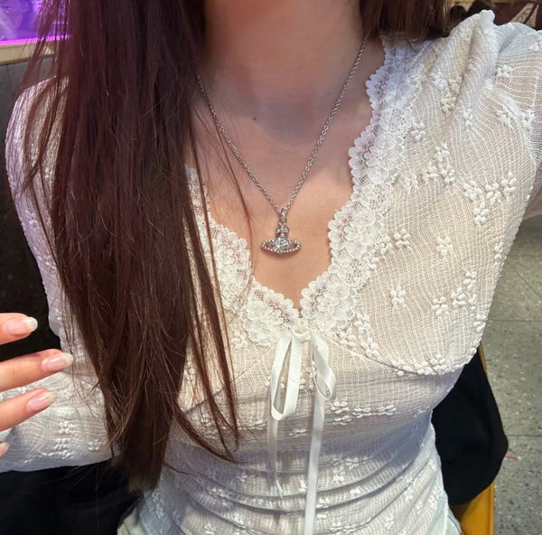 Vivienne Westwood Mayfair Bas Relief Pendant Necklace 經典熱賣款🔥｜Babymonster Rami都在戴 - Topickstore