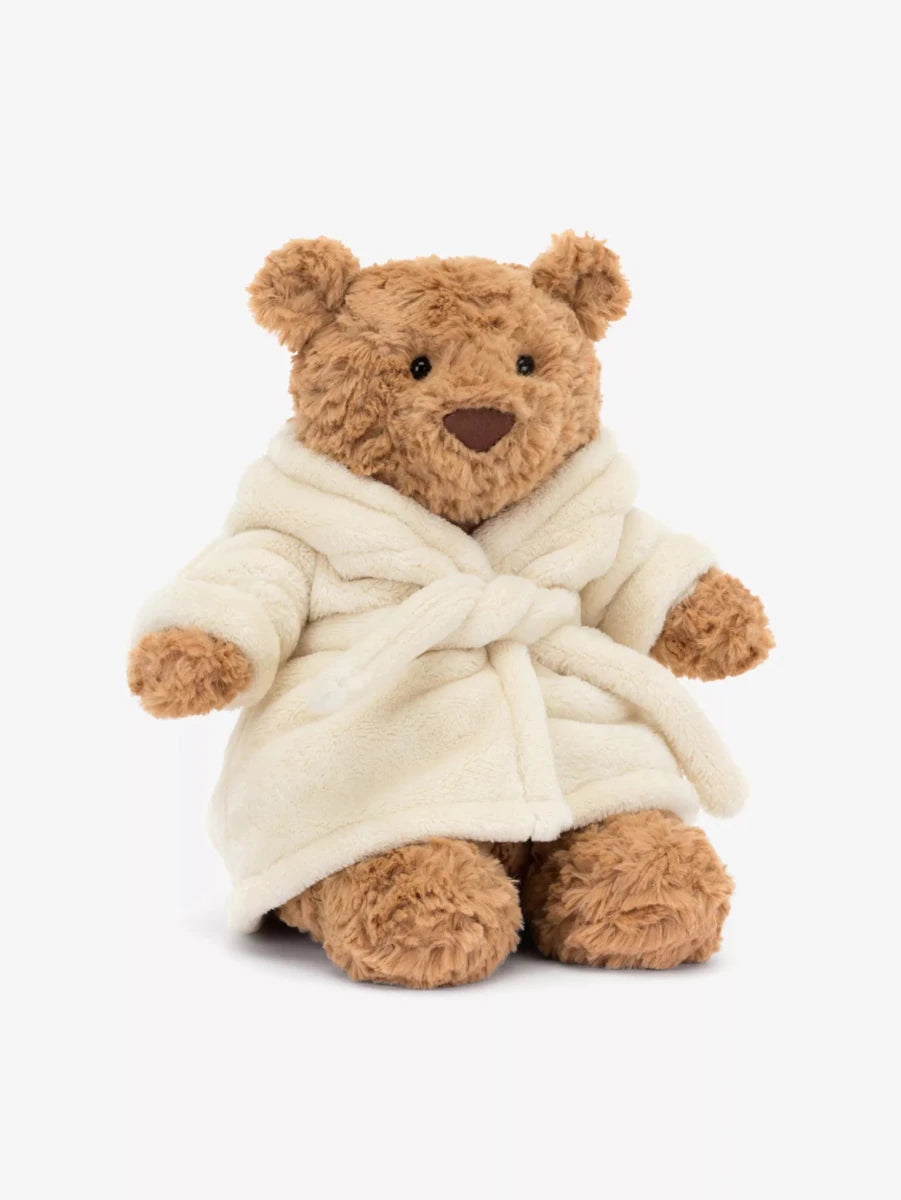 JELLYCAT Bartholomew Bathrobe Bear 浴袍小熊公仔 - Topickstore